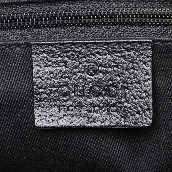 GUCCI Black Leather Shoulder Bag - Picture 13 of 14